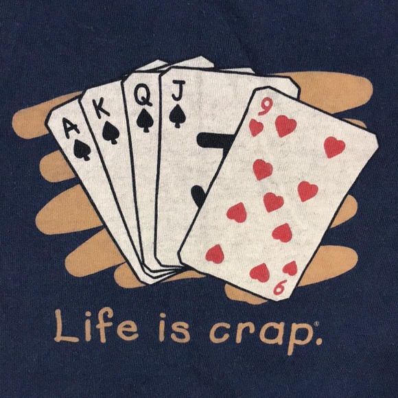Life is Crap T Shirt Men’s size Large - Picture 5 of 6